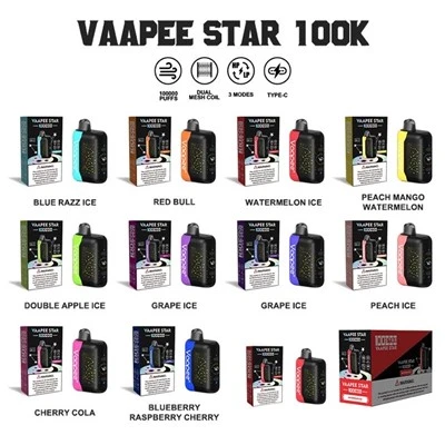 Vapanda Vaapee Star 100K パフ 使い捨て VAPE 卸売